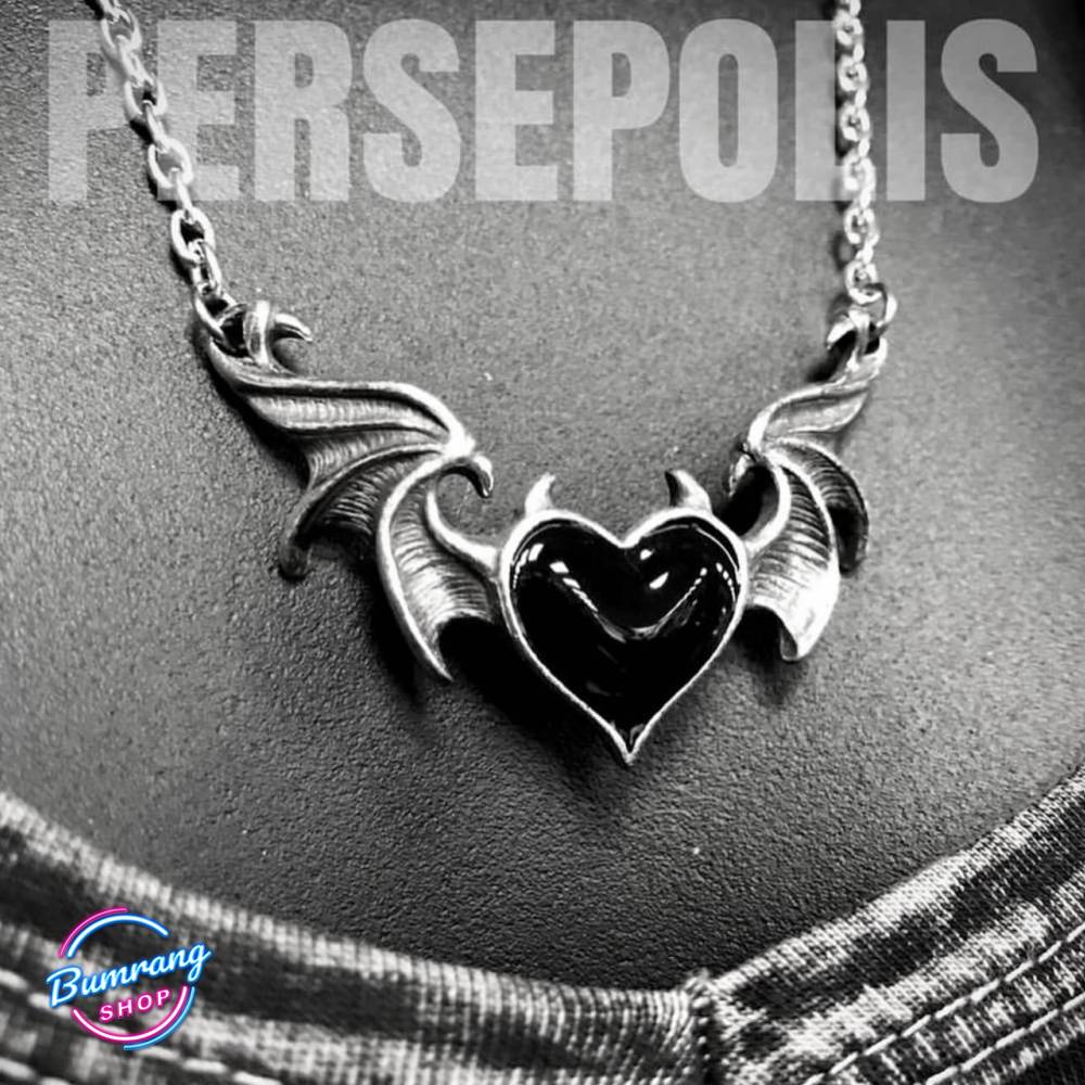 گردنبند قلب خفاشی