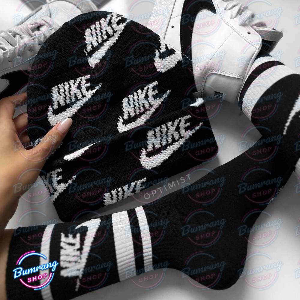 جوراب ساقدار طرح نایک