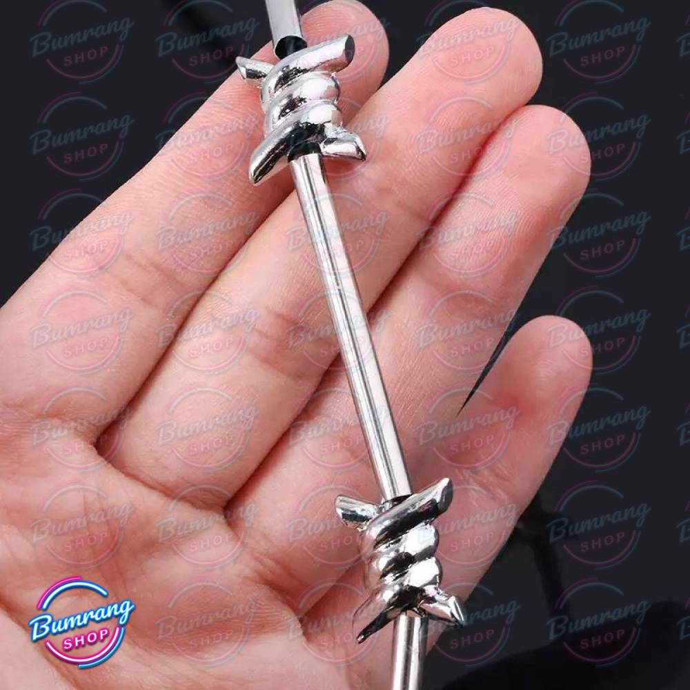 زنجیر شلوار سیم خاردار