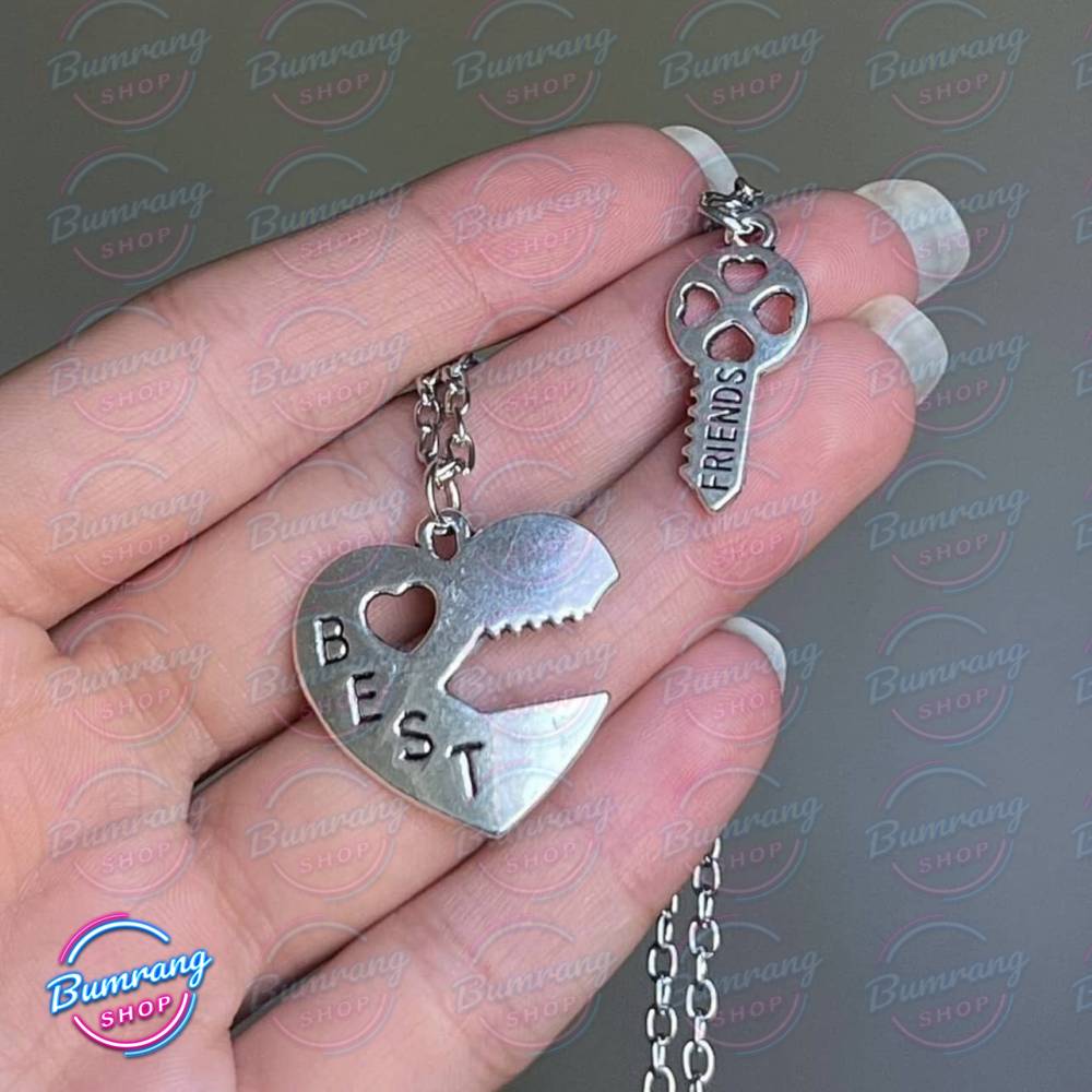 گردنبند ست قلب و کلید