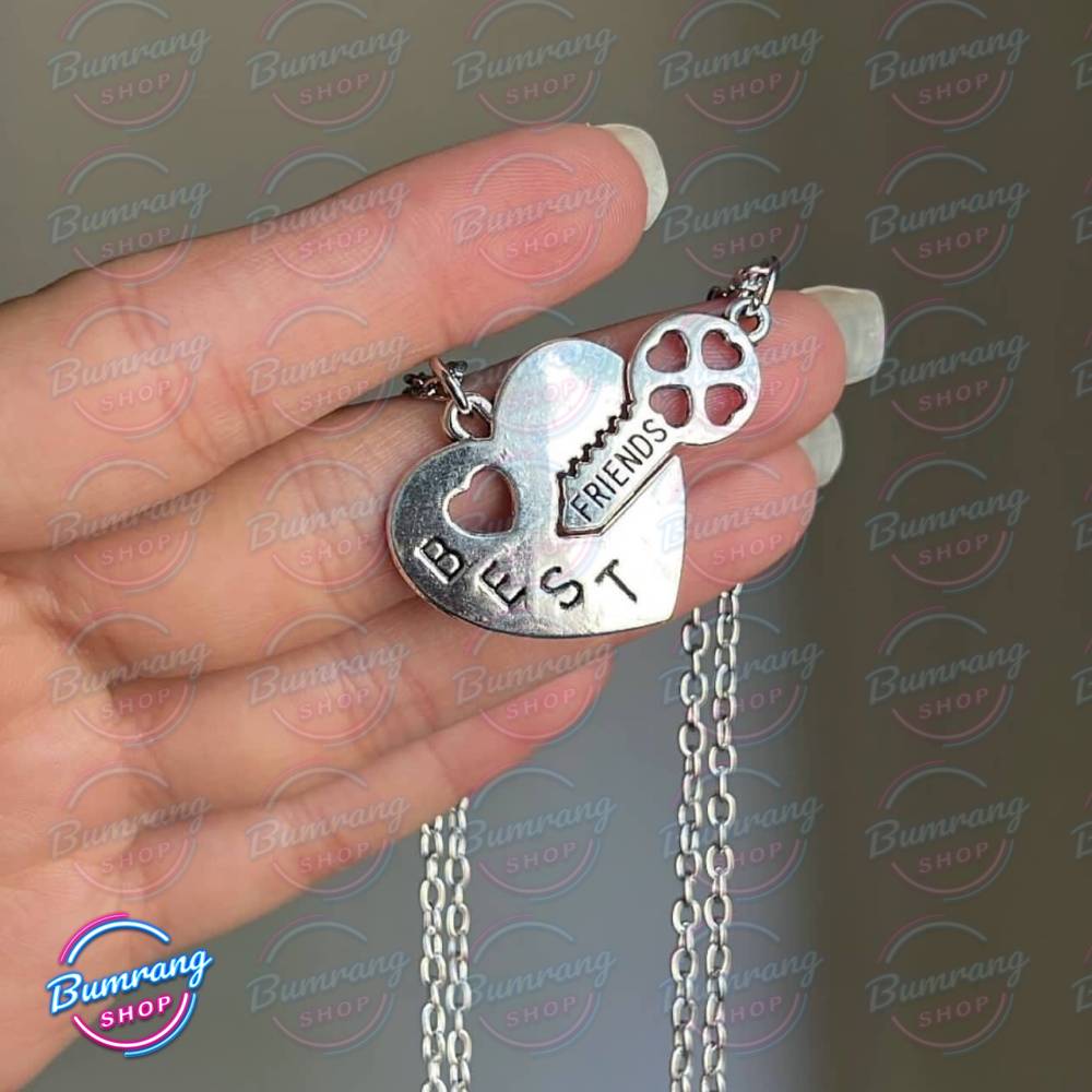 گردنبند ست قلب و کلید