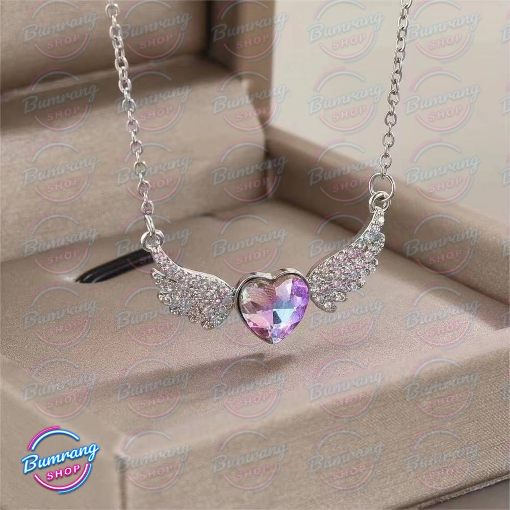 گردنبد قلب بالدار