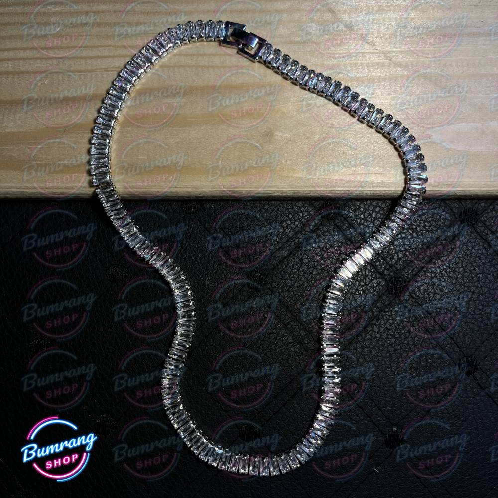 گردنبند چین نگینی