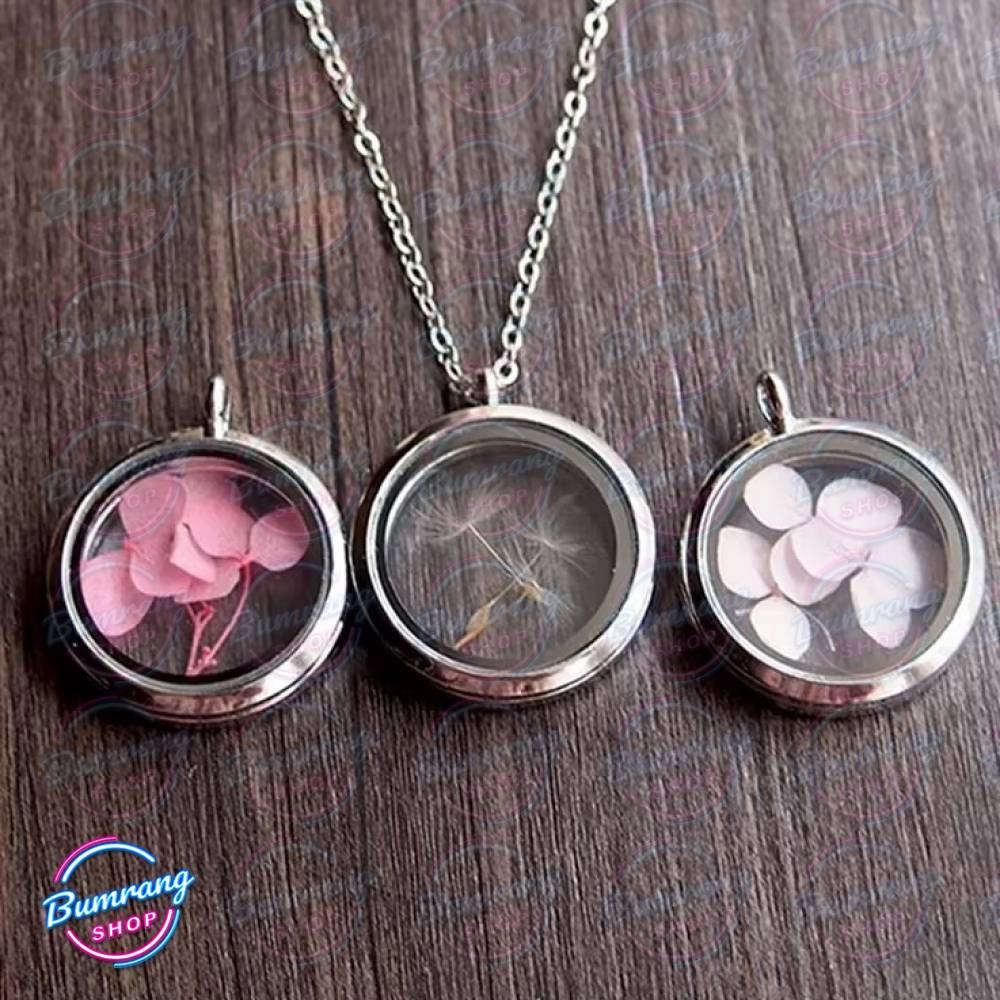 گردنبند لاکت شیشه ای